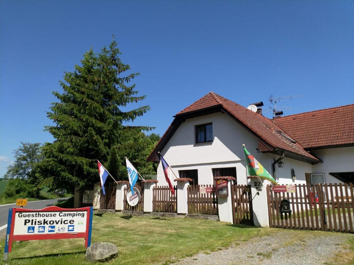 Camping & Guest House Pliskovice Mirovice Exterior foto